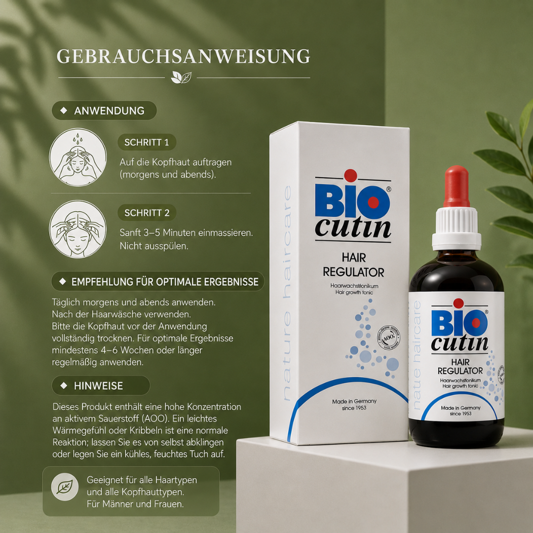 BIOCUTIN® Hair-Regulator – Anti-Haarausfall Serum - Modell BIO-019 – Bild 5