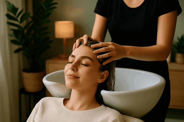 Kopfhautmassage