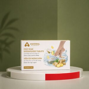 Fußbad Brausetabletten Ingwer